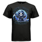 DON'T PUCK WITH ME graphic tee sand front, cute pastel goth blue hockey tee Project Hood