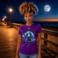 DON'T PUCK WITH ME cute pastel goth reaper blue hockey graphic tee for women Project Hood