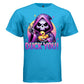 DUCK YOU graphic tee light steel front, cute reaper rubber duck tee Project Hood