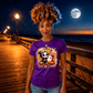 FALL IN LOVE cute pastel goth reaper ghost and pumpkins graphic tee for women Project Hood