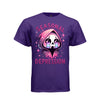 SEASONAL DEPRESSION tee in purple, front, kawaii goth reaper crying reaper graphic tee for women - Project Hood
