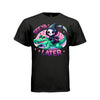 SEE YA LATER tee in black, front, cute reaper alligator graphic tee for her - Project Hood