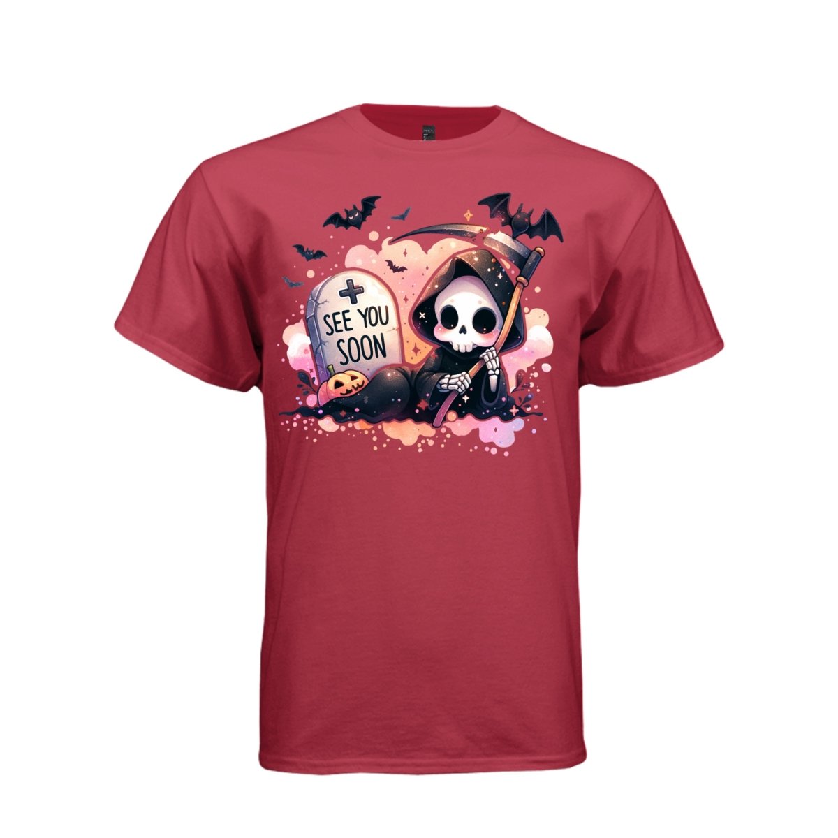 Candy Reaper Cartoon Reaper Unisex Streetwear Tee - 564