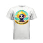 SOUL FULL OF SUNSHINE tee in white, front, pastel goth reaper beach sunset graphic shirt for women - Project Hood