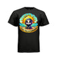 SOUL FULL OF SUNSHINE tee in black, front, cute reaper beach sunset graphic tee for her - Project Hood