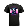 ON MY WAY TO STIR THE POT tee in black, front, cute reaper cauldron graphic tee for her - Project Hood