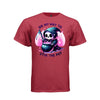 ON MY WAY TO STIR THE POT tee in athletic red, front, cute pastel goth reaper cauldron graphic tee for women - Project Hood