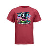 SUMMERWEEN tee in athletic red, front, cute pastel goth reaper watermelon jack-o-lantern graphic tee for women - Project Hood