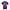THIS IS FINE tee in purple, front, kawaii goth reaper coffee and flames graphic tee for women - Project Hood