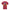 THIS IS FINE tee in athletic red, front, cute pastel goth reaper coffee and flames graphic tee for women - Project Hood