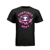 TORTURED POET tee in black, front, cute reaper quill and book graphic tee for her - Project Hood