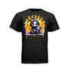 YOU ARE MY SUNSHINE tee in black, front, cute reaper mama and baby graphic tee for her - Project Hood