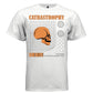 CATRASTROPHY Y2K Orange Skull Grid Graphic T-Shirt | Unisex Streetwear 306 - Project Hood