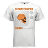 CATRASTROPHY Y2K Orange Skull Grid Graphic T-Shirt | Unisex Streetwear 306 - Project Hood