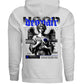 CELESTIAL DESPAIR Gothic Angel Blue Rose Oversized Hoodie | Project Hood 86 - Project Hood