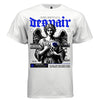 CELESTIAL DESPAIR Gothic Angel Blue Rose Oversized Streetwear T-Shirt | Project Hood 86 - Project Hood