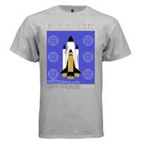 CEO OF WEIRD SOCIETY Y2K Space Shuttle Globe Graphic T-Shirt | Unisex Streetwear 307 - Project Hood