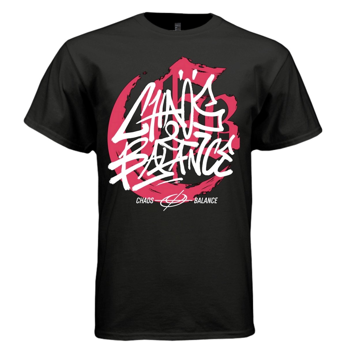 CHAOS BALANCE Y2K Graffiti Script Graphic T-Shirt | Unisex Streetwear 310 - Project Hood
