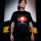 CHAOS Y2K Flaming Skull Globe Graphic T-Shirt | Unisex Streetwear 312 - Project Hood