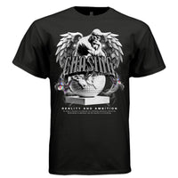 CHASING DREAMS Reality and Ambition Graphic T-Shirt | Winged Thinker Streetwear | Project Hood | 57 - Project Hood