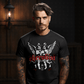 CHERUBIN Twin Guardian Angels Globe Oversized Streetwear T-Shirt | Project Hood 153 - Project Hood