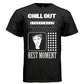 CHILL OUT BEST MOMENT Y2K Outline Statue Best Moment Graphic T-Shirt | Unisex Streetwear 322 - Project Hood