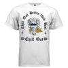 CHILL OUT BETTER THAN BEST Y2K Sunflower Statue Gothic Graphic T-Shirt | Unisex Streetwear 321 - Project Hood