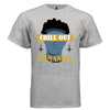 CHILL OUT Y2K Blue Statue Humanity Graphic T-Shirt | Unisex Streetwear 320 - Project Hood
