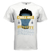 CHILL OUT Y2K Blue Statue Humanity Graphic T-Shirt | Unisex Streetwear 320 - Project Hood