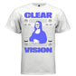 CLEAR VISION Y2K Blue Mona Lisa Graphic T-Shirt | Unisex Streetwear 324 - Project Hood