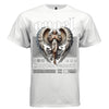 COMPLETE SERENITY Silver Angel Gothic Wings Divine Oversized Streetwear T-Shirt | Project Hood 189 - Project Hood