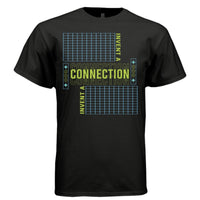 CONNECTION Y2K Invent A Connection Grid Graphic T-Shirt | Unisex Streetwear 333 - Project Hood