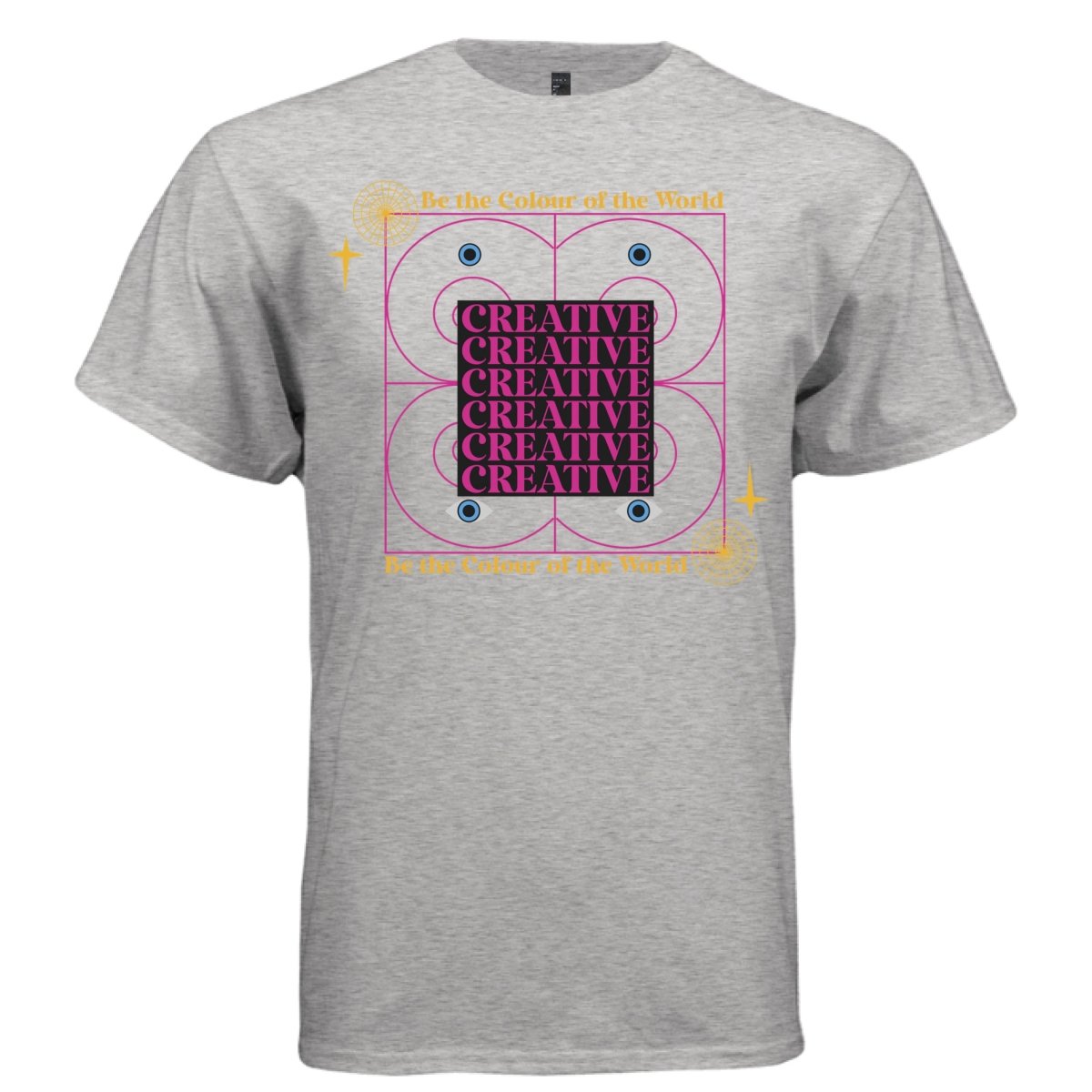 CREATIVE Y2K Stacked Type Eyes Graphic T-Shirt | Unisex Streetwear 343 - Project Hood