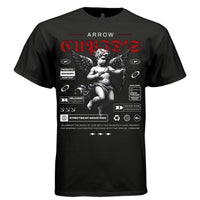 CUPID'S ARROW Cherub Bow Parental Advisory Oversized Streetwear T-Shirt | Project Hood 88 - Project Hood