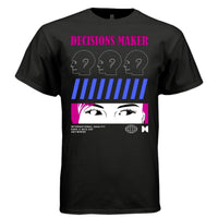 DECISIONS MAKER Y2K Profile Head Graphic T-Shirt | Unisex Streetwear 359 - Project Hood