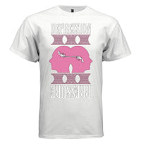 DEPRESSION PRESSURE Y2K Twin Head Graphic T-Shirt | Unisex Streetwear 368 - Project Hood