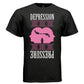 DEPRESSION PRESSURE Y2K Twin Head Graphic T-Shirt | Unisex Streetwear 368 - Project Hood