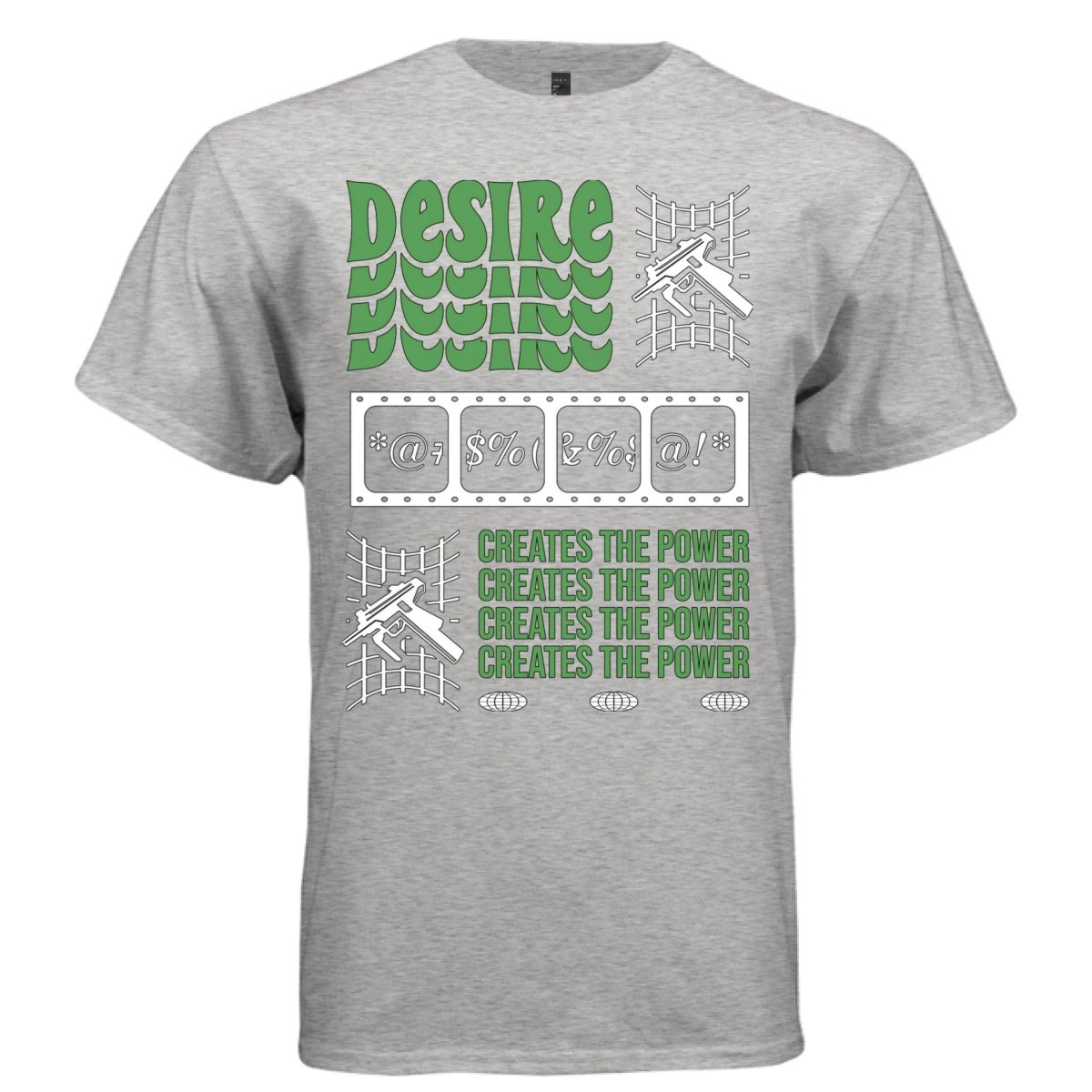 DESIRE Y2K Groovy Type Graphic T-Shirt | Unisex Streetwear 371 - Project Hood
