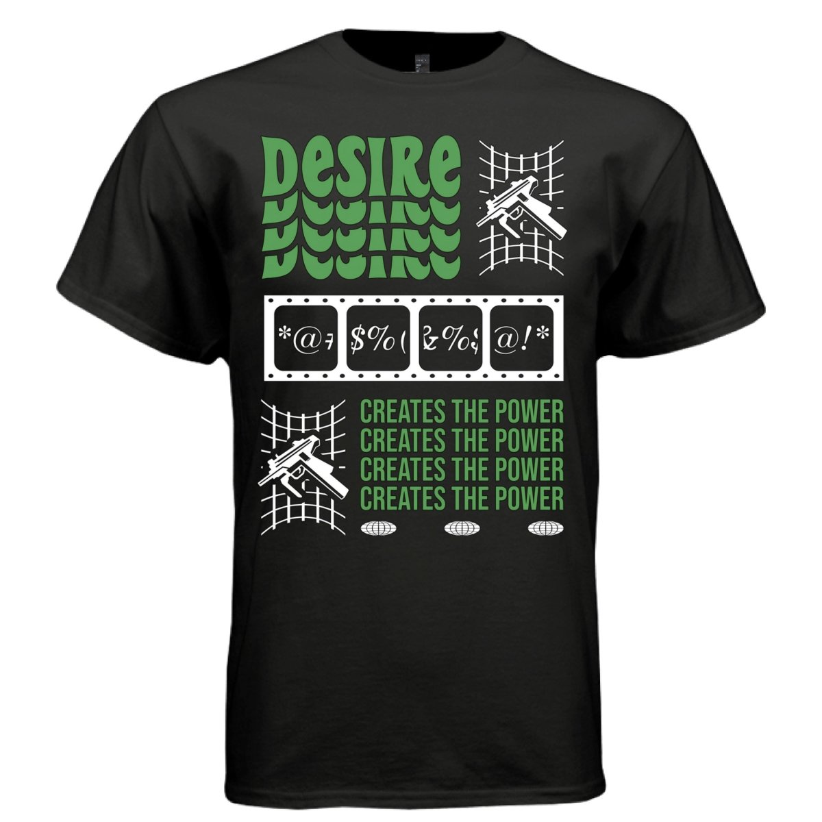 DESIRE Y2K Groovy Type Graphic T-Shirt | Unisex Streetwear 371 - Project Hood