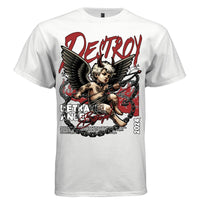 DESTROY Betrayed Angel Graphic T-Shirt | Dark Punk Streetwear | Broken Innocence | Project Hood | 41 - Project Hood