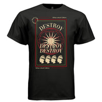 DESTROY Y2K Wireframe Globe Graphic T-Shirt | Unisex Streetwear 373 - Project Hood