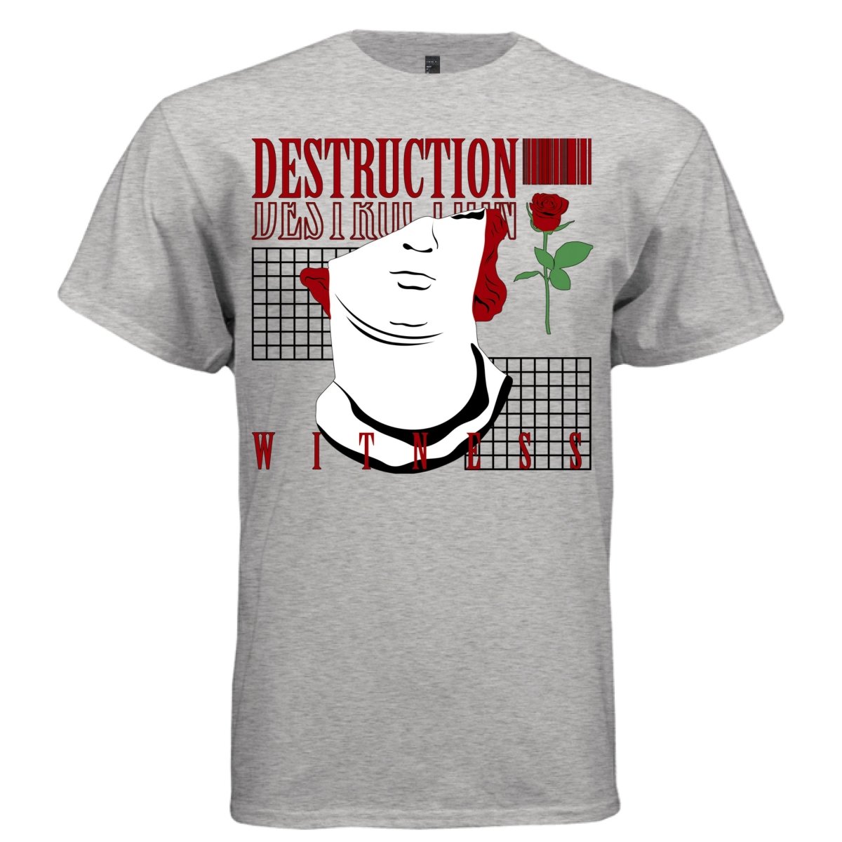 DESTRUCTION Y2K Classical Face Graphic T-Shirt | Unisex Streetwear 374 - Project Hood