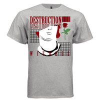 DESTRUCTION Y2K Classical Face Graphic T-Shirt | Unisex Streetwear 374 - Project Hood
