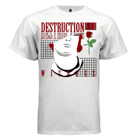 DESTRUCTION Y2K Classical Face Graphic T-Shirt | Unisex Streetwear 374 - Project Hood
