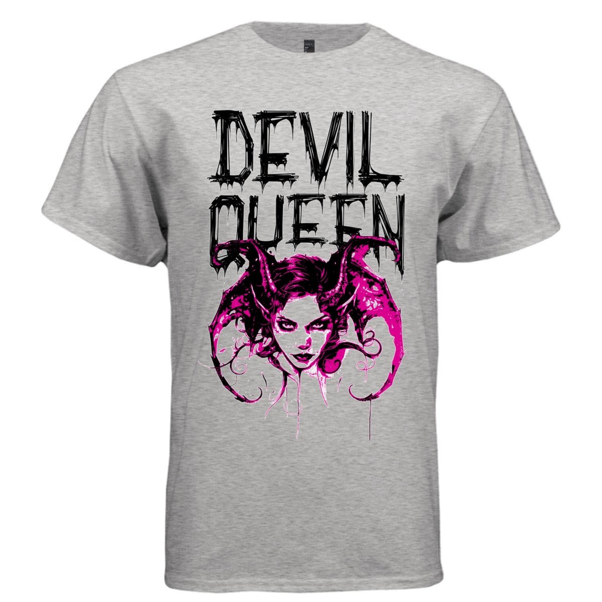 DEVIL QUEEN Y2K Horned Woman Graphic T-Shirt | Unisex Streetwear 376 - Project Hood