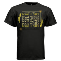 DOOM HUNTER Y2K Gold Rifle Graphic T-Shirt | Unisex Streetwear 389 - Project Hood