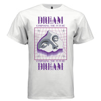 DREAM Y2K Melting Mask Warped Grid Graphic T-Shirt | Unisex Streetwear 329 - Project Hood