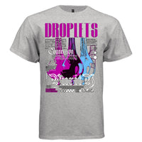 DROPLETS Y2K Liquid Drip Graphic T-Shirt | Unisex Streetwear 393 - Project Hood