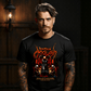 Drowning in Anguish Gothic Angel Graphic T-Shirt | Dark Streetwear | Anguish Is the Soul Silently Weeping | Project Hood 24 - Project Hood