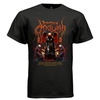 Drowning in Anguish Gothic Angel Graphic T-Shirt | Dark Streetwear | Anguish Is the Soul Silently Weeping | Project Hood 24 - Project Hood